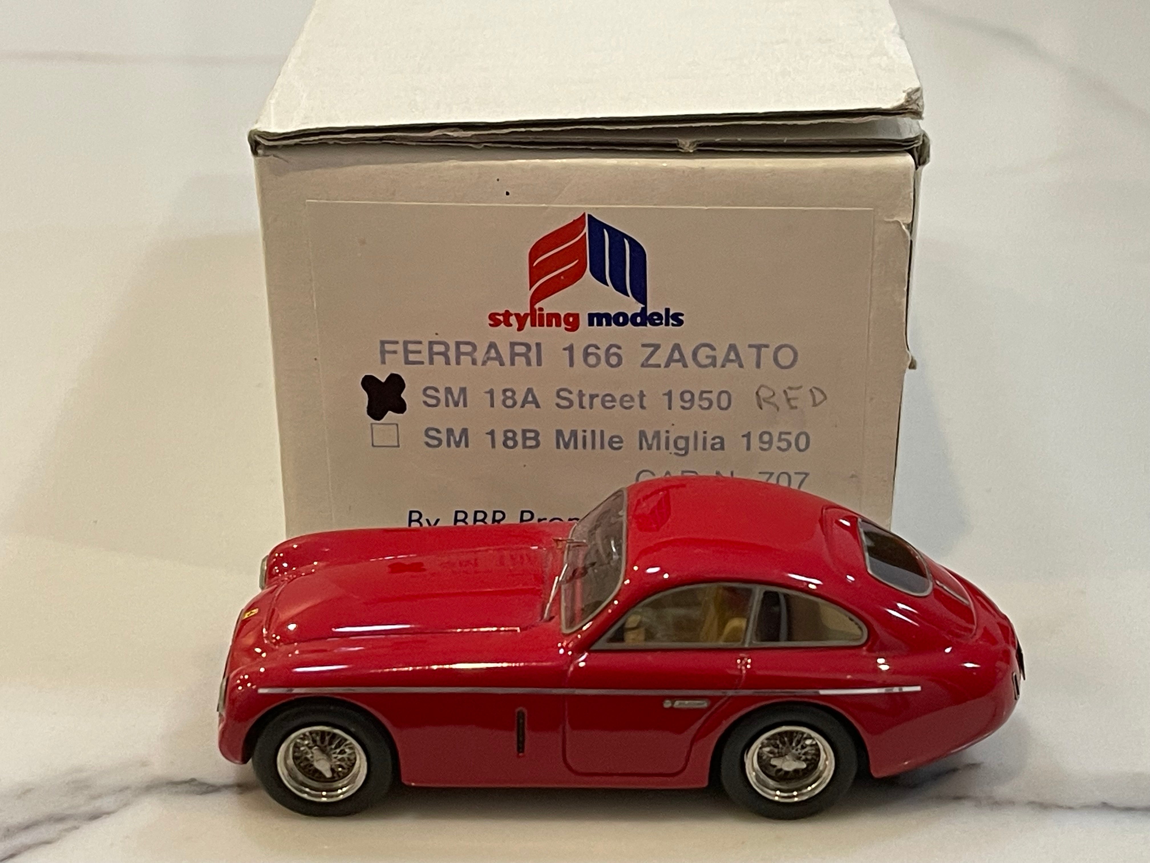 BBR 1/43 Ferrari 166 MM Zagato 1950 Red SM18A