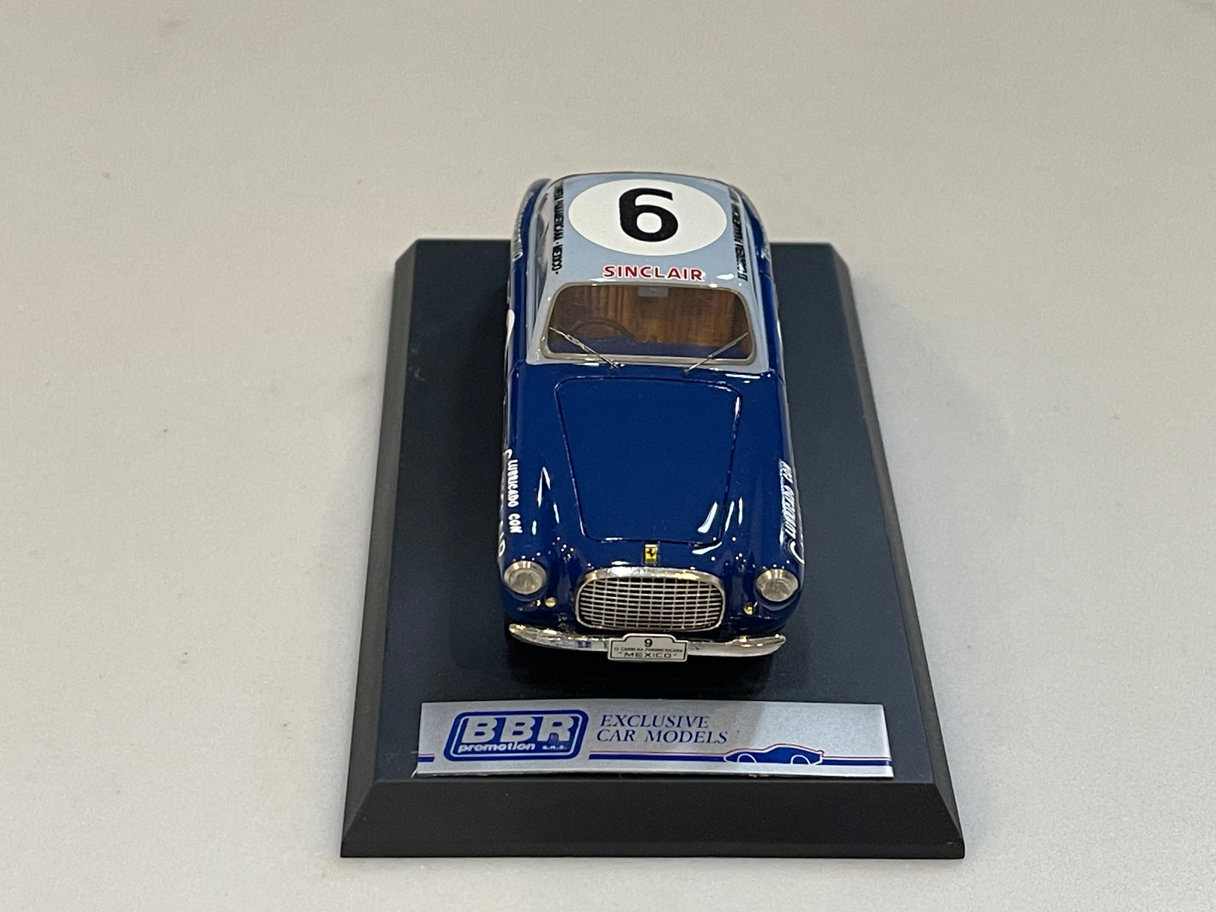 BBR 1/43 Ferrari 212 Inter II Carrera Panamericana 1952 Blue/Lt. Blue No. 9 SM28B