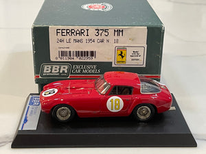 BBR 1/43 Ferrari 375 MM Carrera V Panamericana 1954 Red No. 18 SM29E