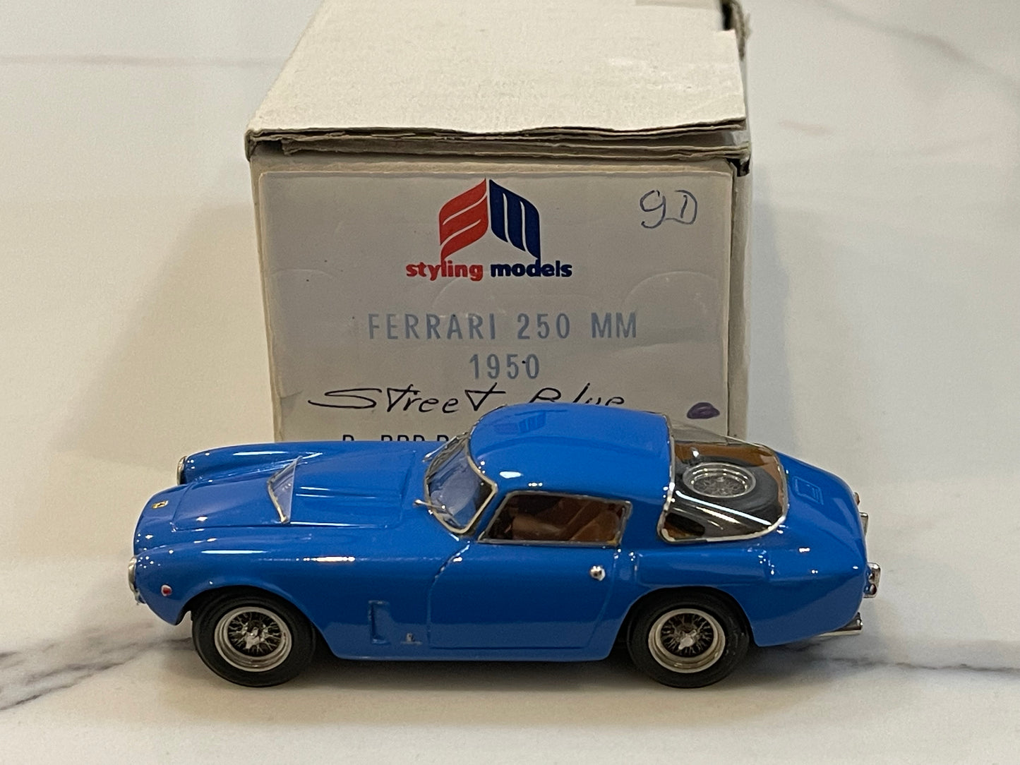 BBR 1/43 Ferrari 250 MM Street 1950 Blue SM9D