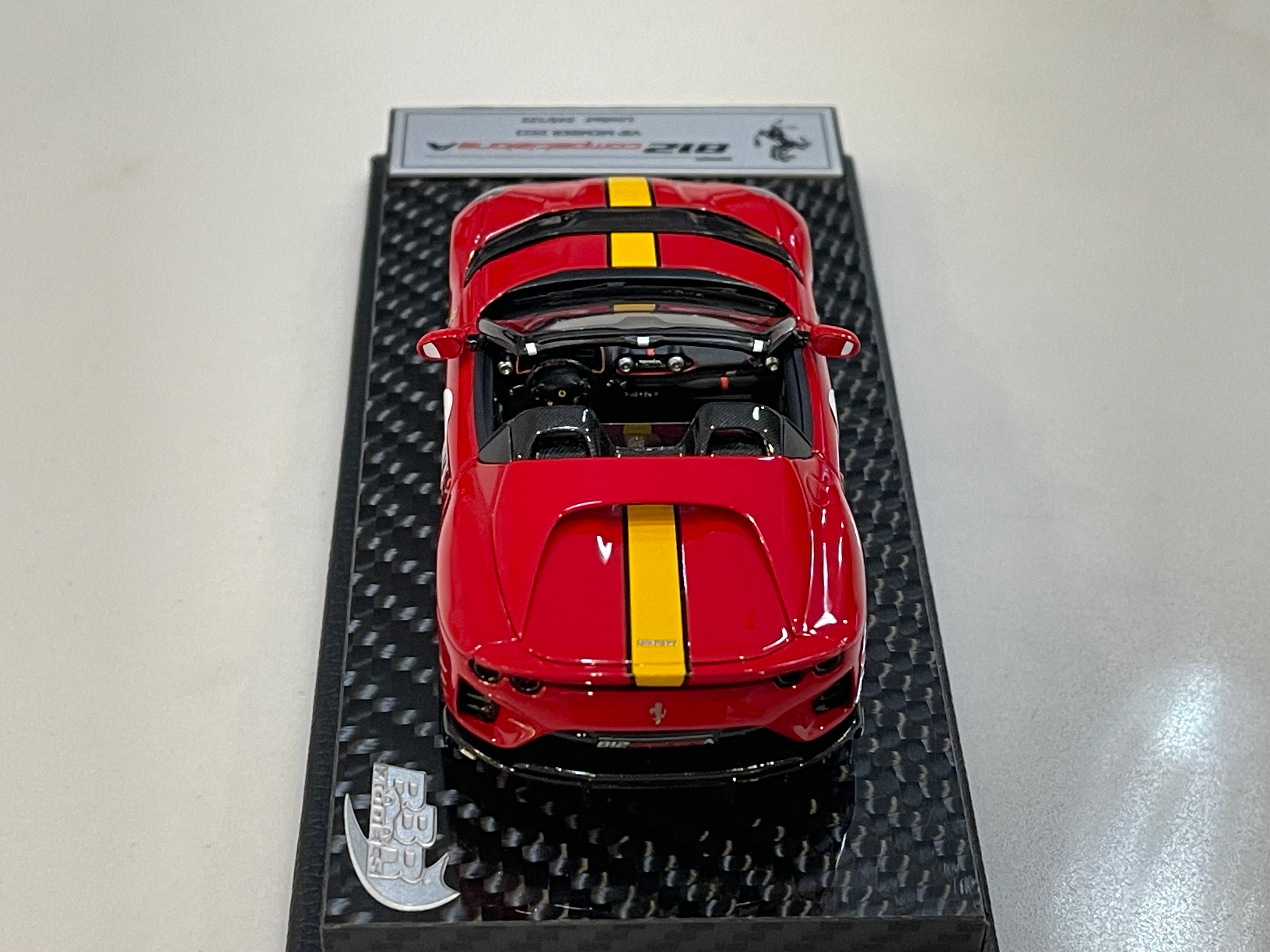 BBR 1/43 Ferrari 812 Competizione A 2023 Rossa Corsa BBRVIP2023