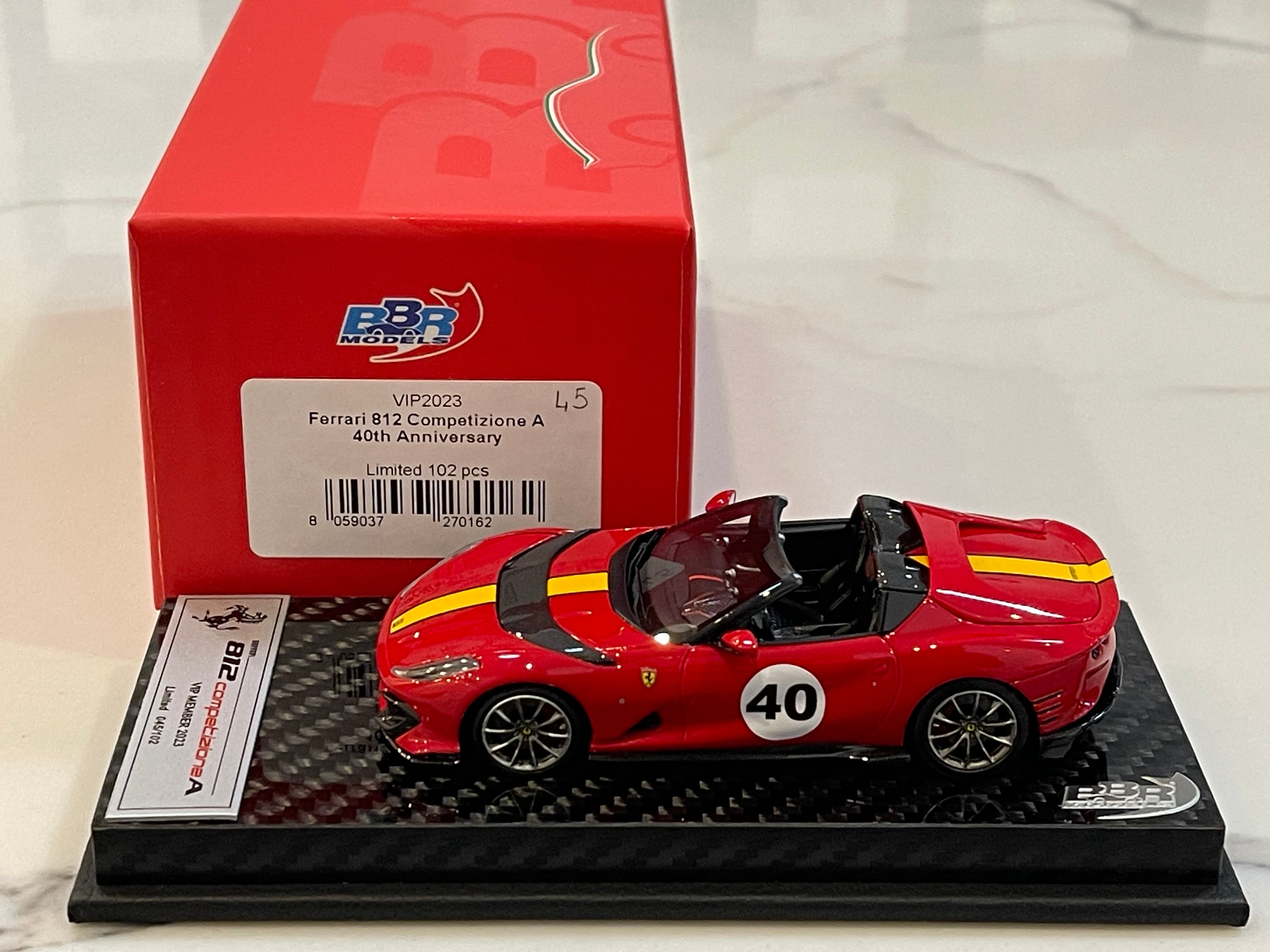 BBR 1/43 Ferrari 812 Competizione A 2023 Rossa Corsa BBRVIP2023