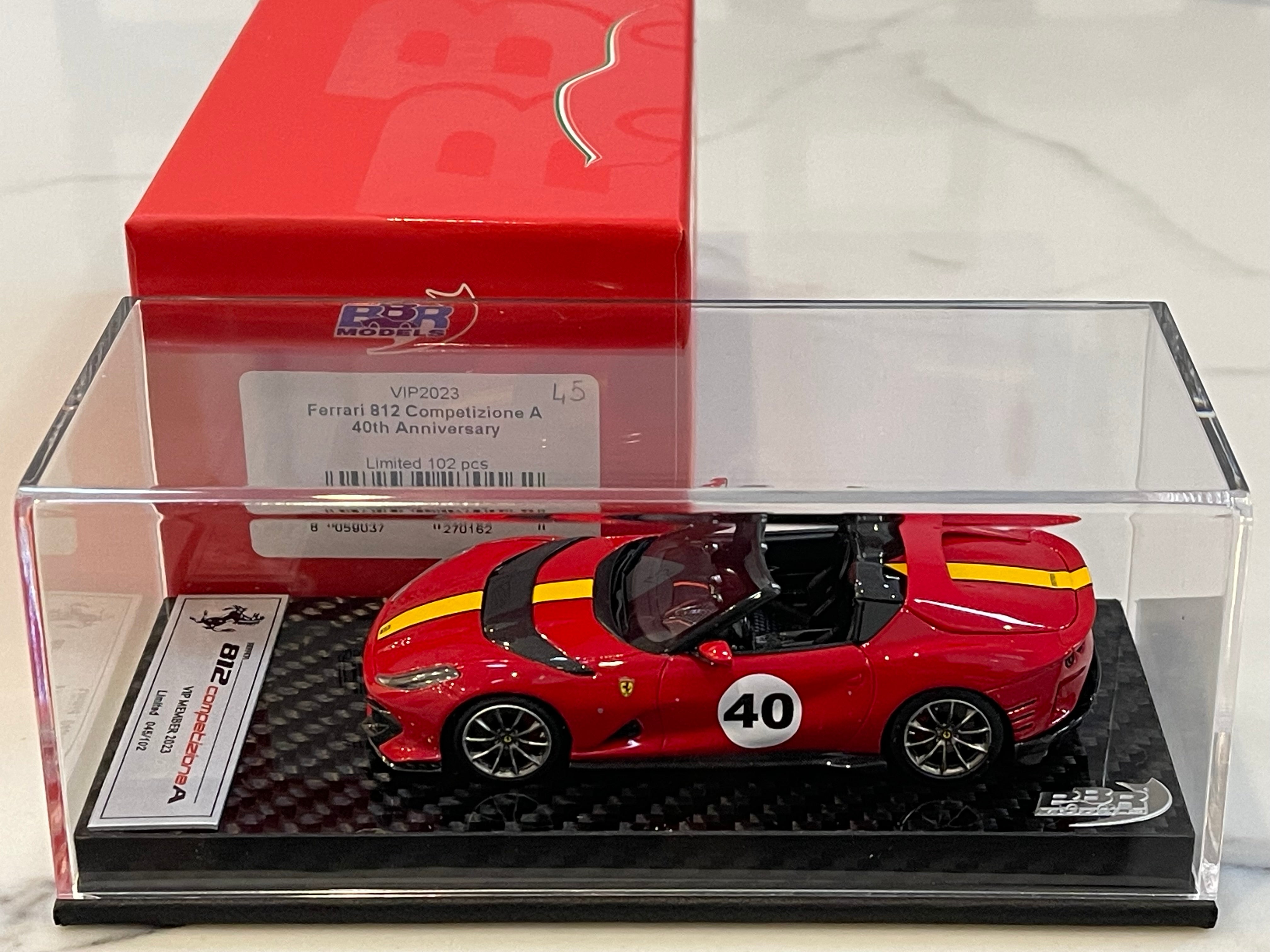 BBR 1/43 Ferrari 812 Competizione A 2023 Rossa Corsa BBRVIP2023