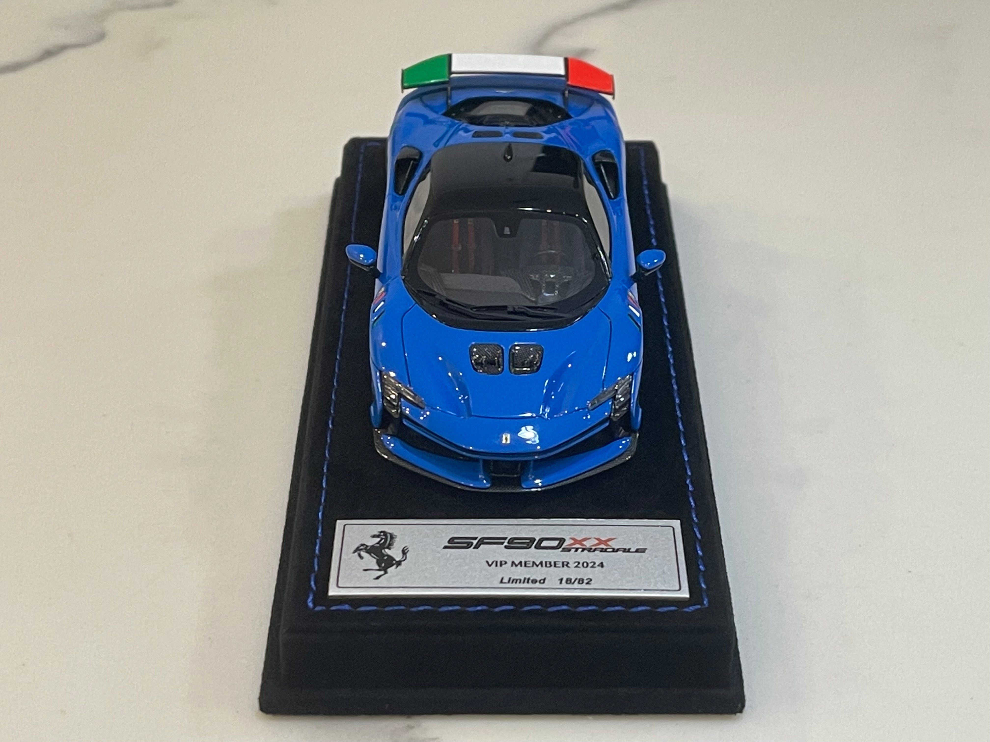 BBR 1/43 Ferrari SF90XX Stradale 2024 Azzurro Dino BBRVIP2024