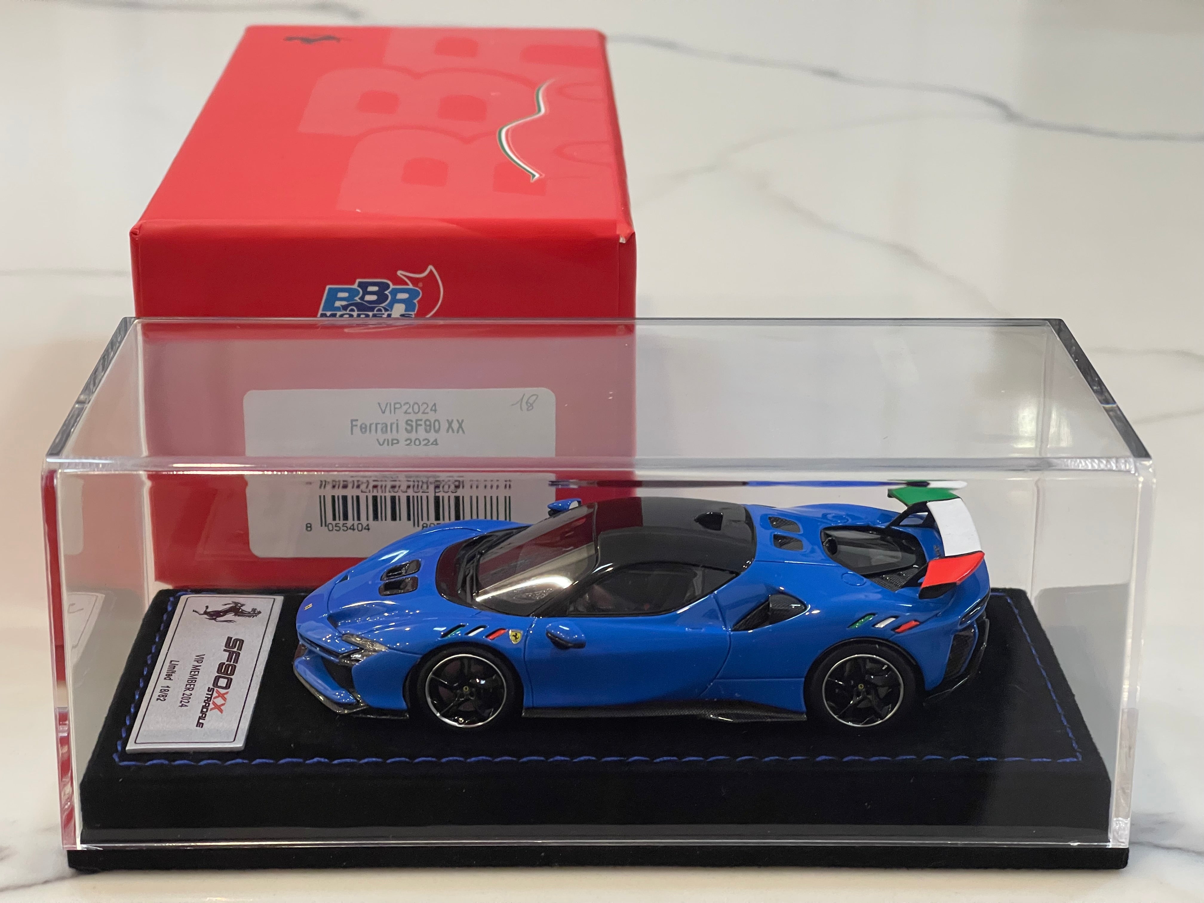 BBR 1/43 Ferrari SF90XX Stradale 2024 Azzurro Dino BBRVIP2024