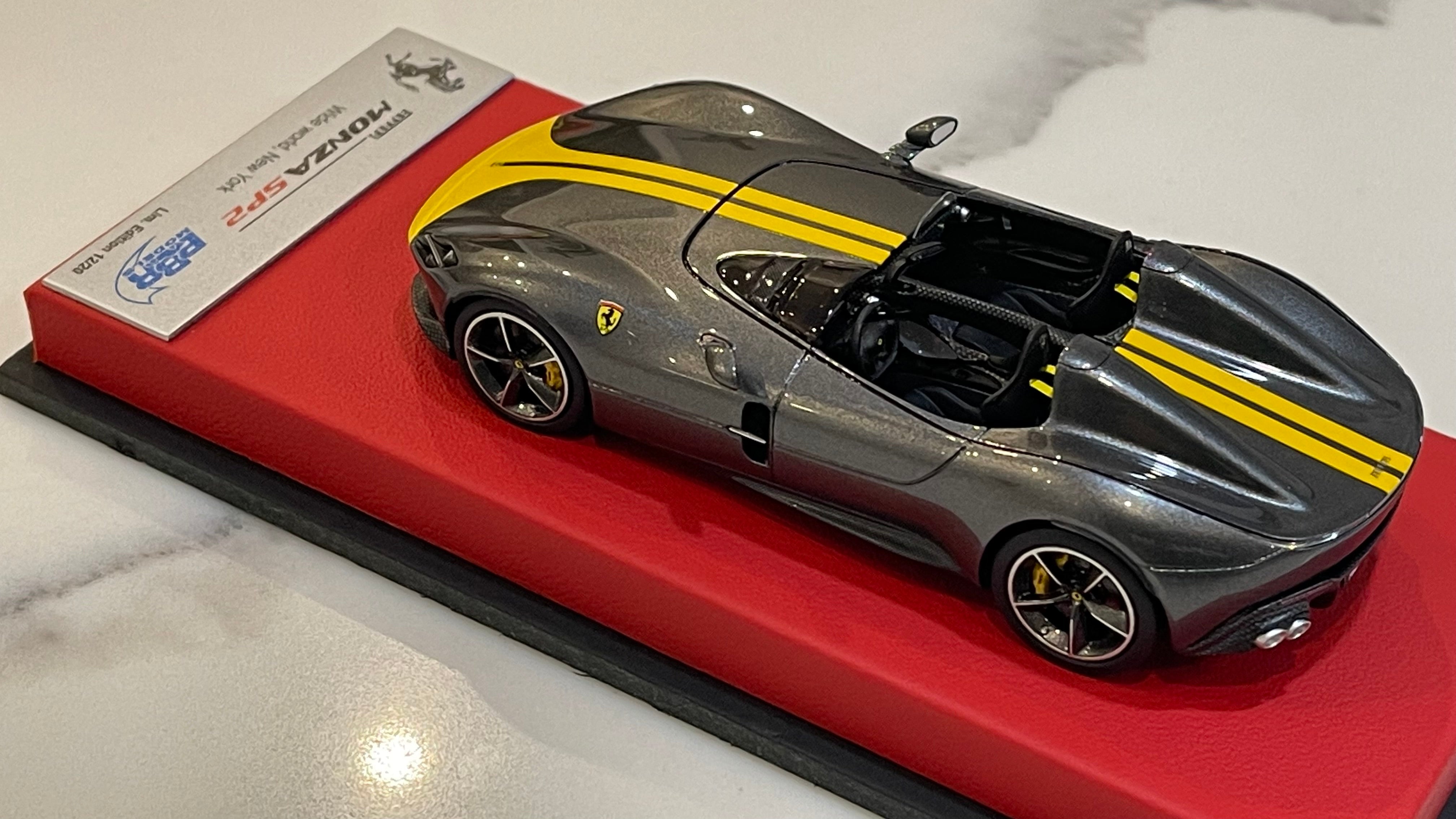 BBR 1/43 Ferrari Monza SP2 2019 Grey CAR61BLB