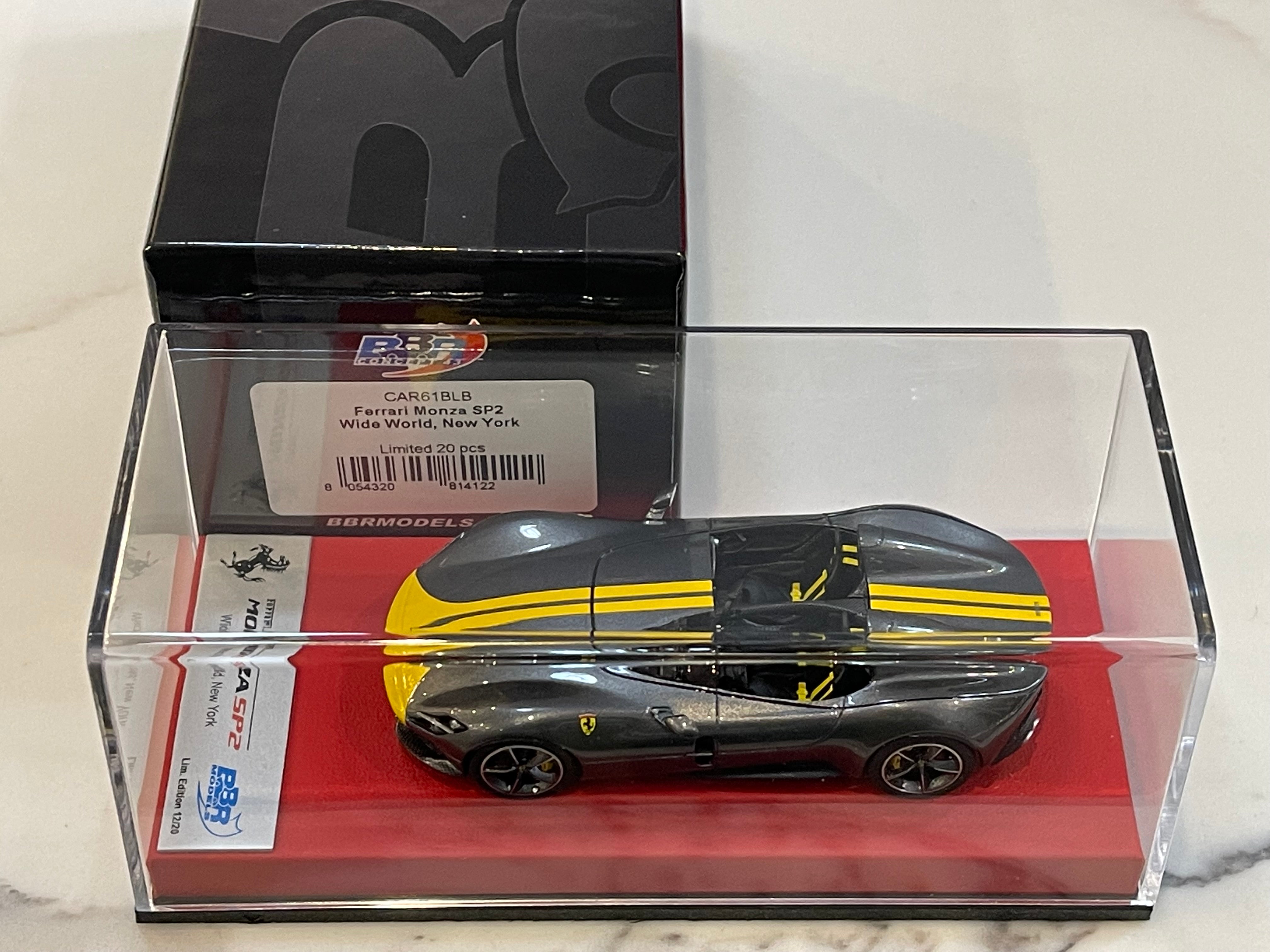 BBR 1/43 Ferrari Monza SP2 2019 Grey CAR61BLB