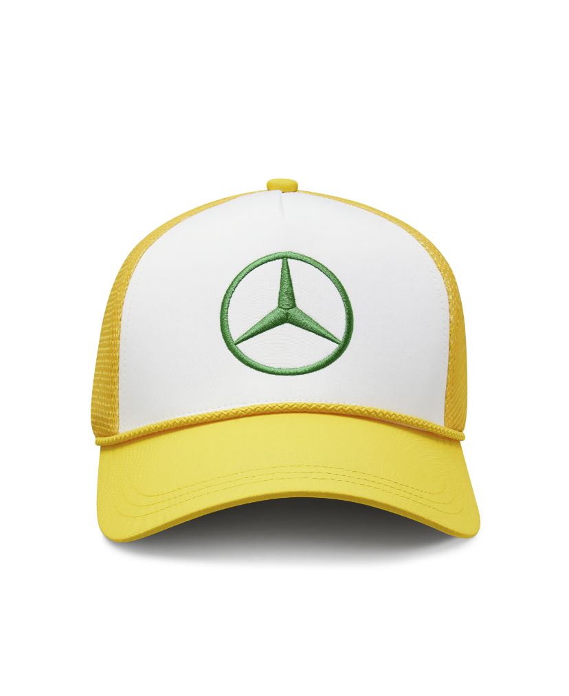 Mercedes-AMG F1 2024 Lewis Hamilton Special Edition Silverstone British GP Hat Yellow