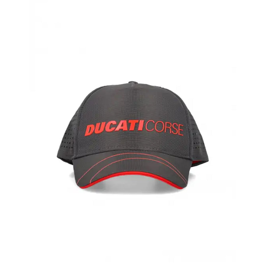 Ducati Corse Hat Charcoal Grey