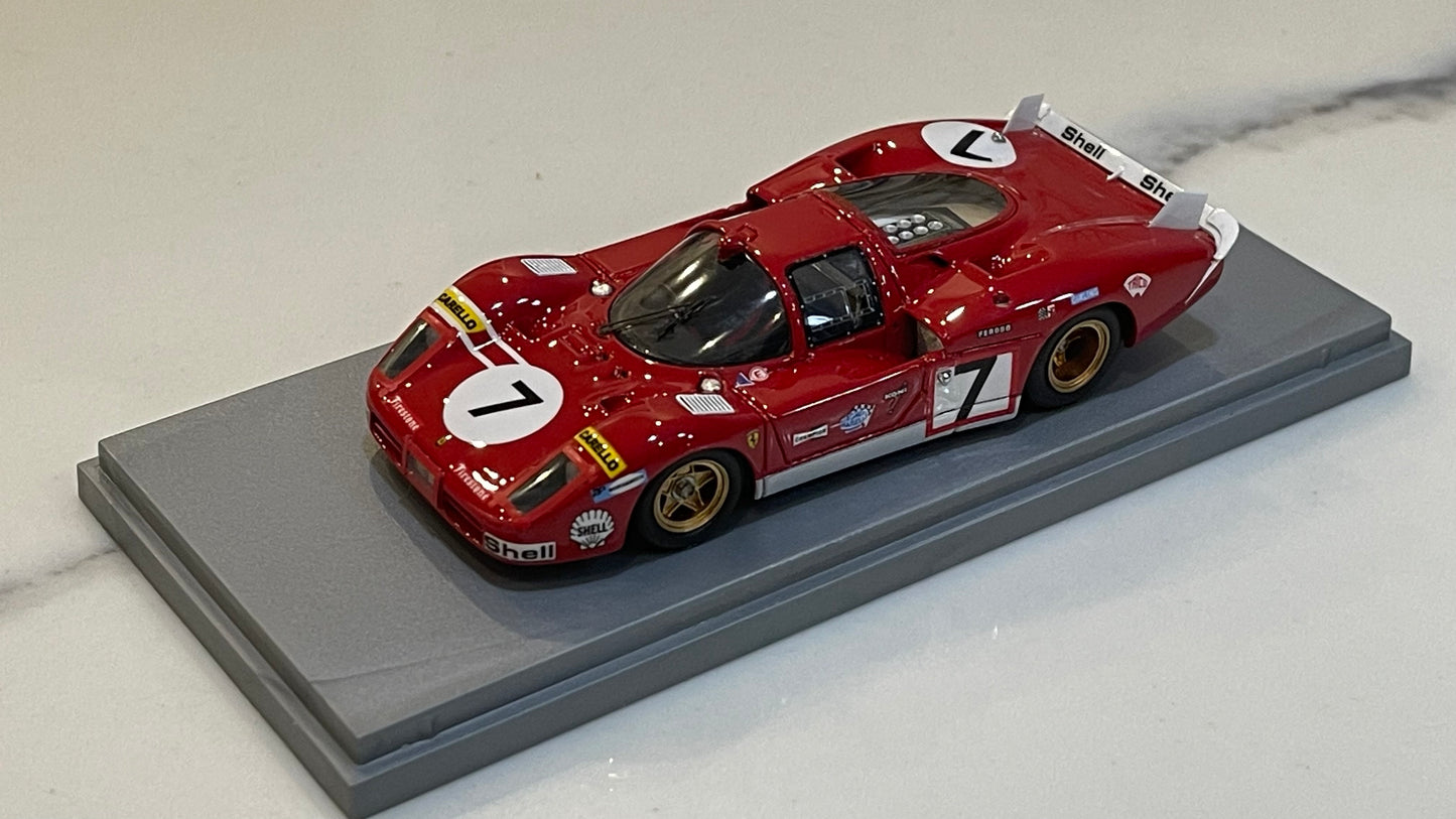 Gasoline 1/43 Ferrari 512 S 24 Hours Le Mans 1970 Red No. 7 GAS10022