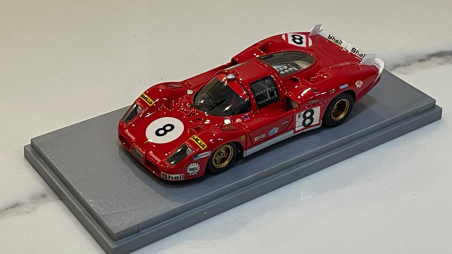 Gasoline 1/43 Ferrari 512 S 24 Hours Le Mans 1970 Red No. 8 GAS10023