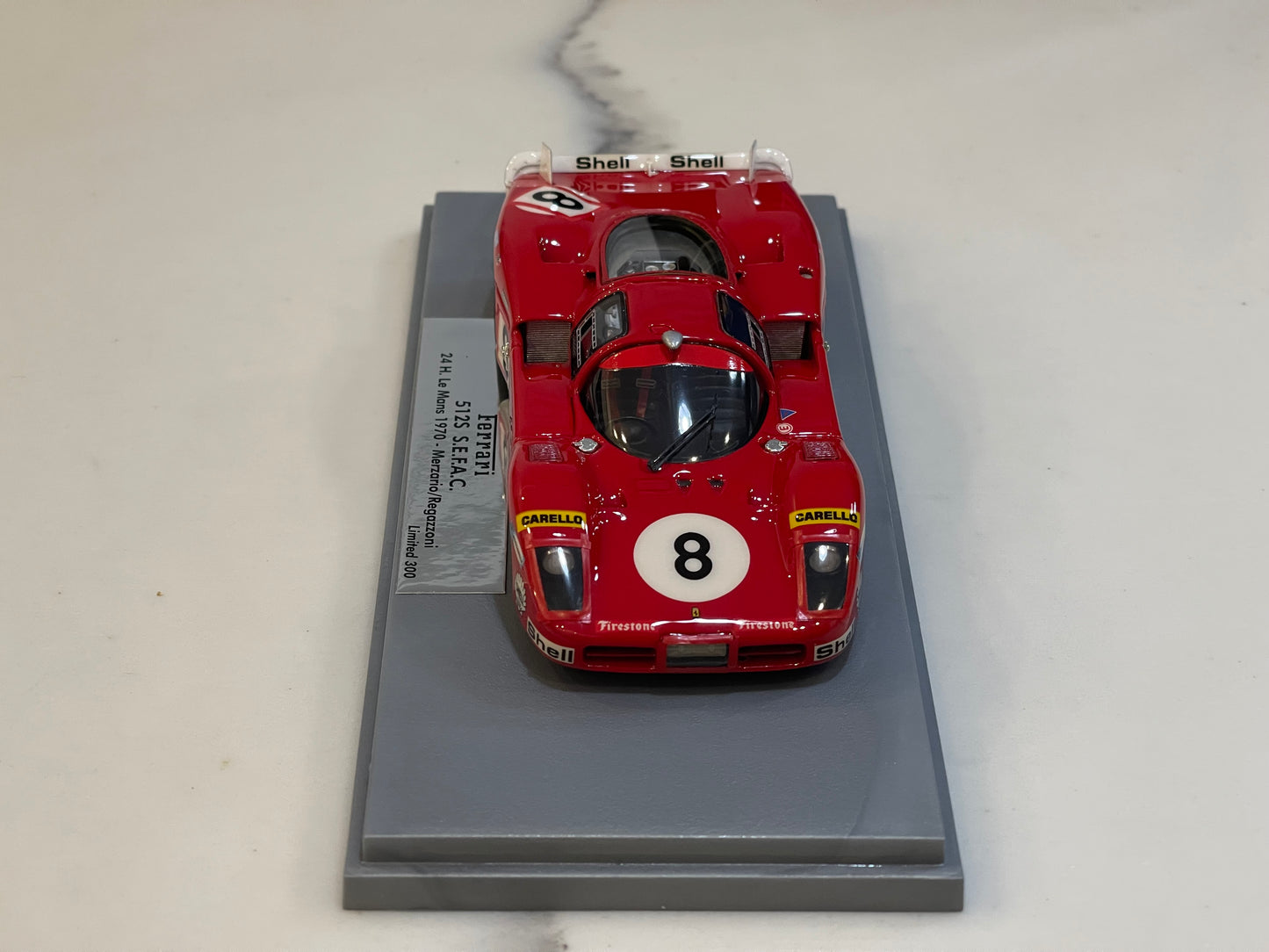 Gasoline 1/43 Ferrari 512 S 24 Hours Le Mans 1970 Red No. 8 GAS10023