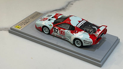 Gasoline 1/43 Ferrari 512 BBLM 24 Hours Le Mans 1979 White/Red No. 62 GAS10034
