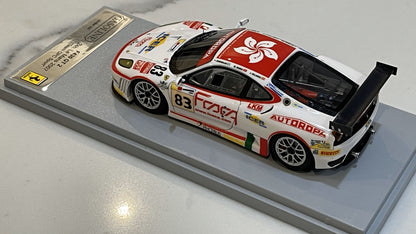 Gasoline 1/43 Ferrari F430 GT2 24 Hours Le Mans 2007 White No. 83 GAS10083