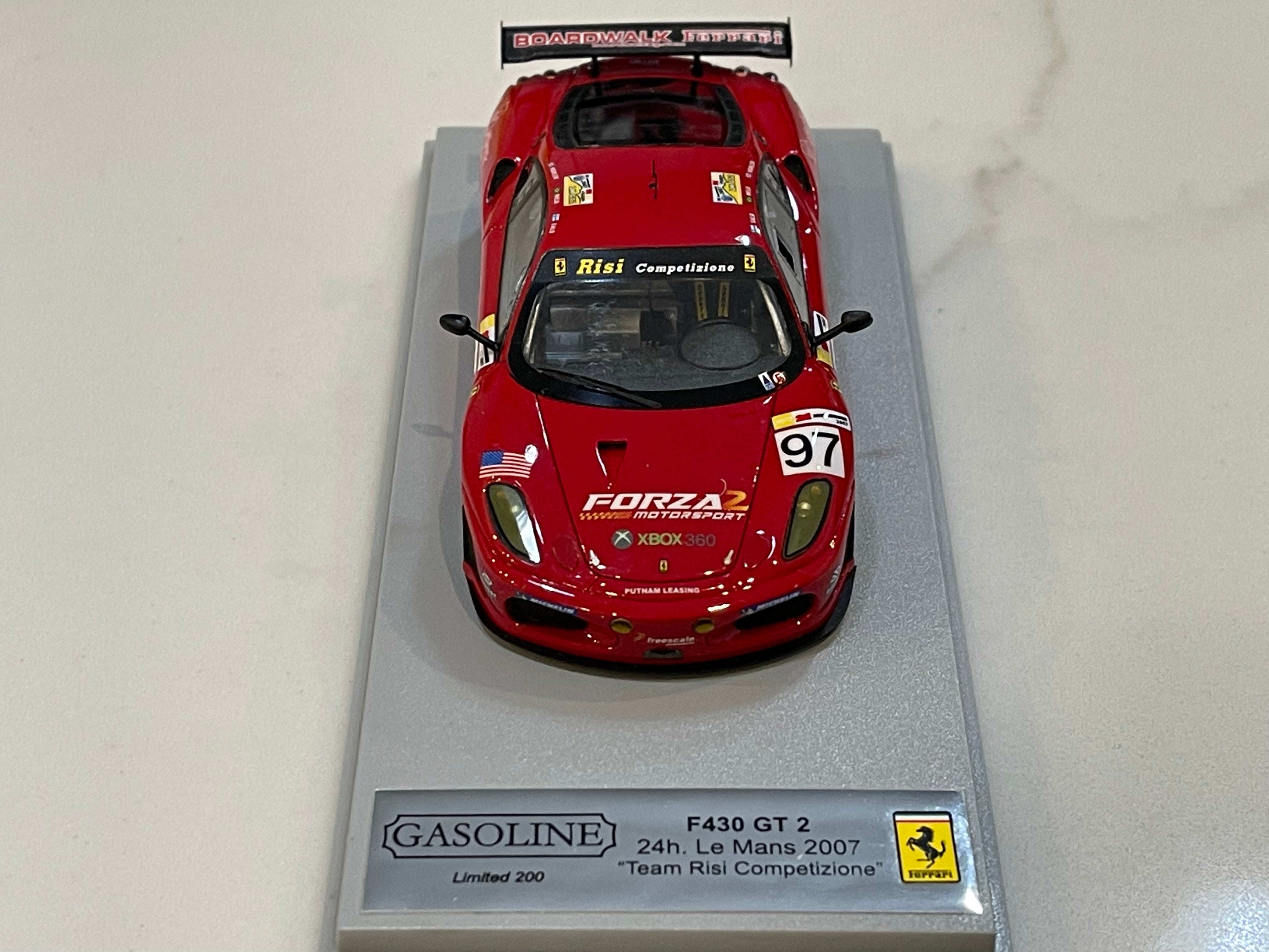 Gasoline 1/43 Ferrari F430 GT2 24 Hours Le Mans 2007 Red No. 97 GAS10085