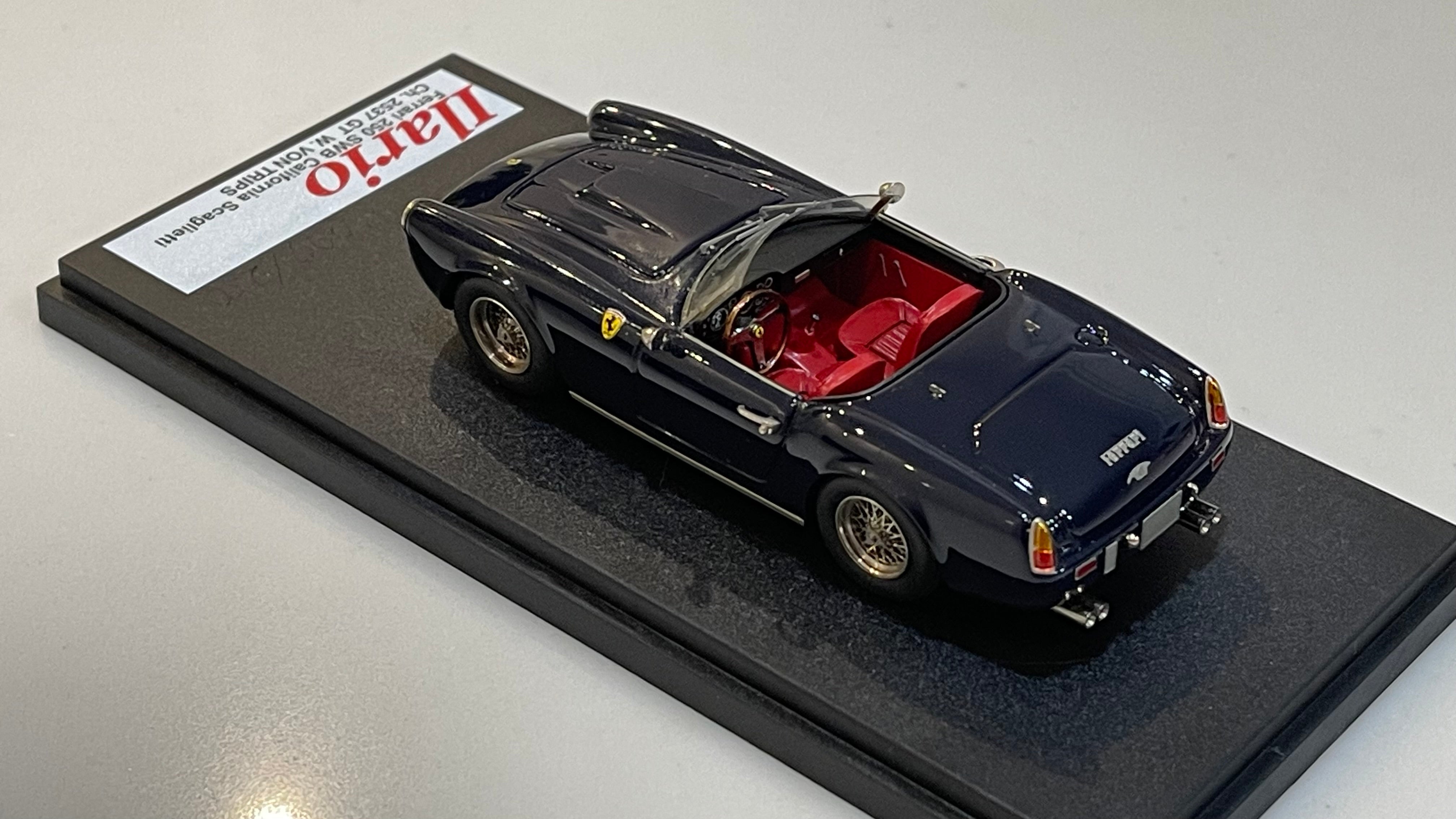 Ilario 1/43 Ferrari 250 GT SWB California 2537GT Wolfgang Von Trips 1961 Dark Blue IL43005