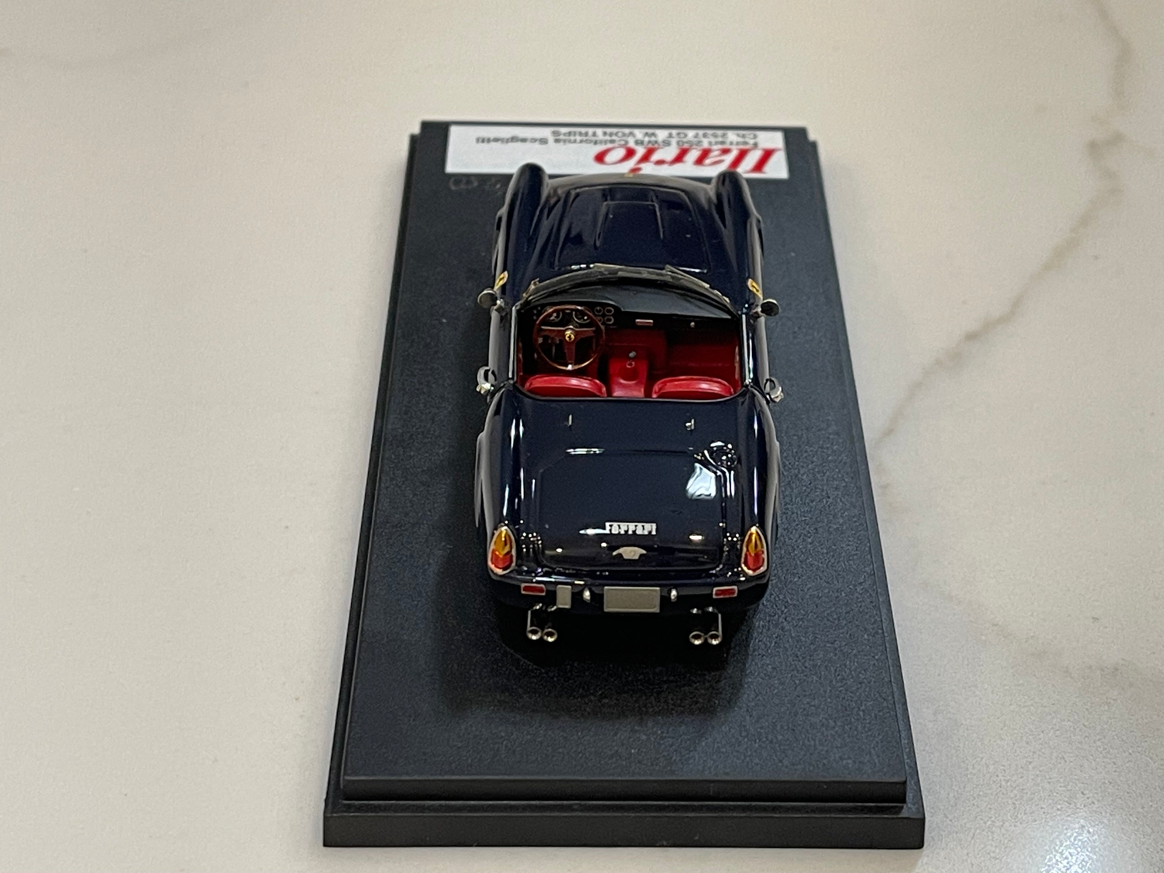 Ilario 1/43 Ferrari 250 GT SWB California 2537GT Wolfgang Von Trips 1961 Dark Blue IL43005