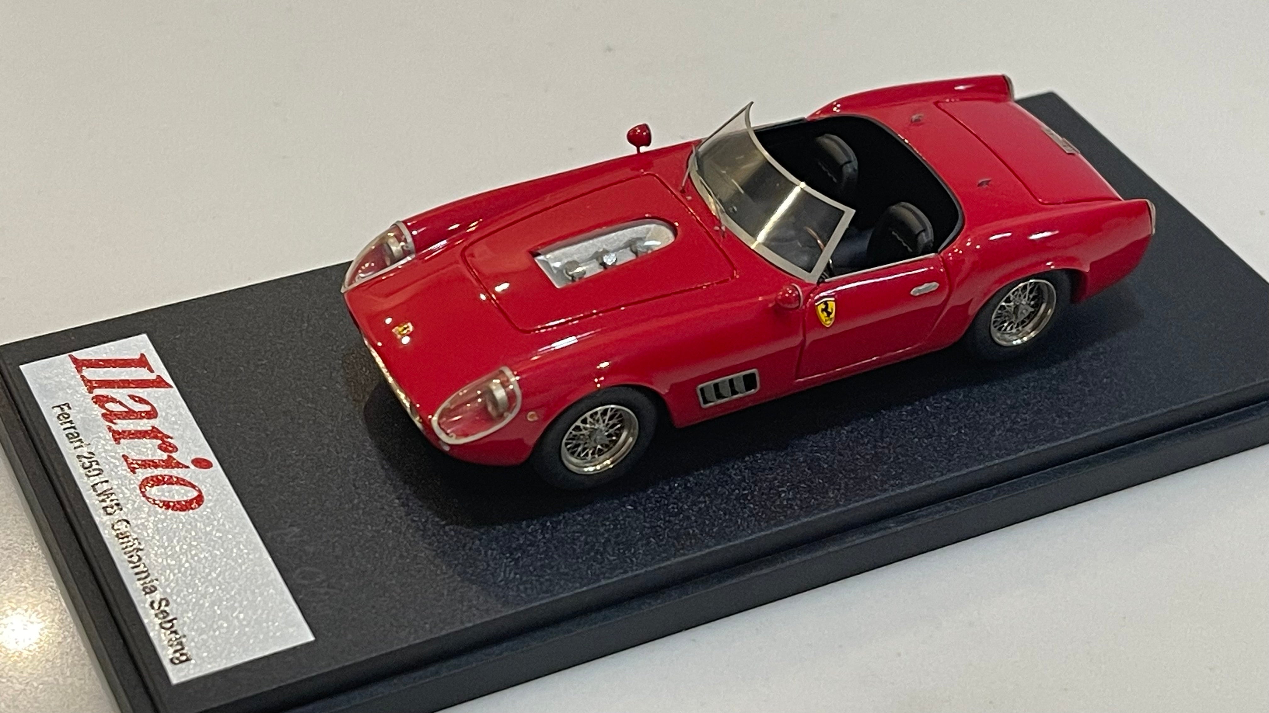 Ilario 1/43 Ferrari 250 GT LWB California Sebring Civile 1960 Red IL43010A