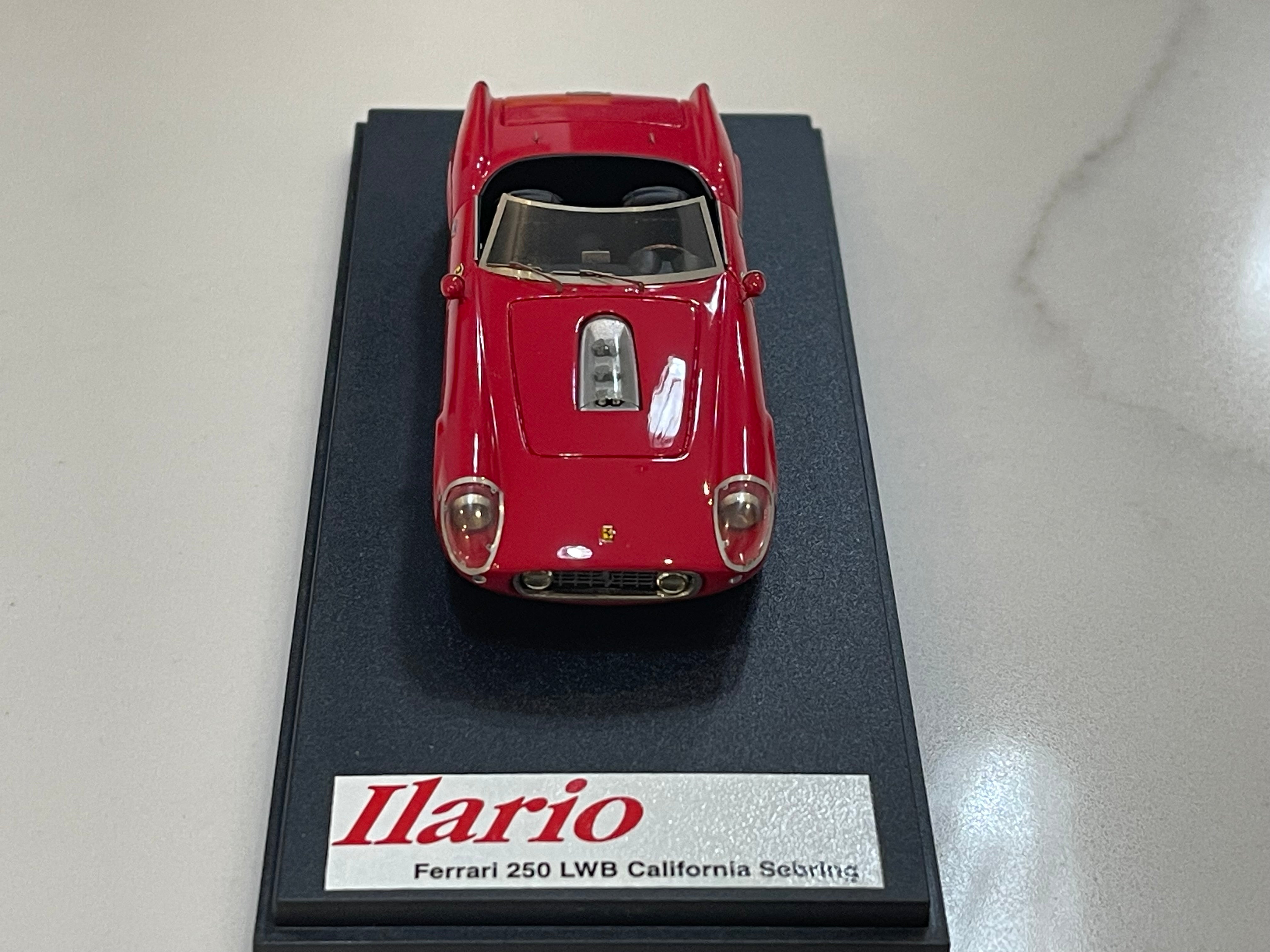 Ilario 1/43 Ferrari 250 GT LWB California Sebring Civile 1960 Red IL43010A