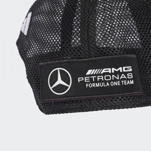 Mercedes AMG Petronas F1 2026 Snapback Star Trucker Hat Black