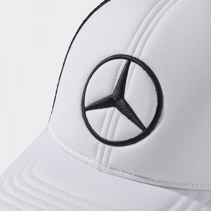 Mercedes AMG Petronas F1 2026 Snapback Star Trucker Hat White