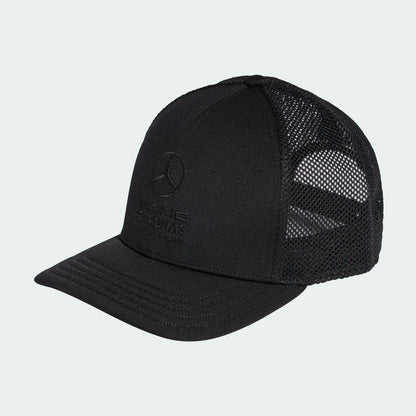 Mercedes AMG Petronas F1 Night Trucker Stealth Hat Black
