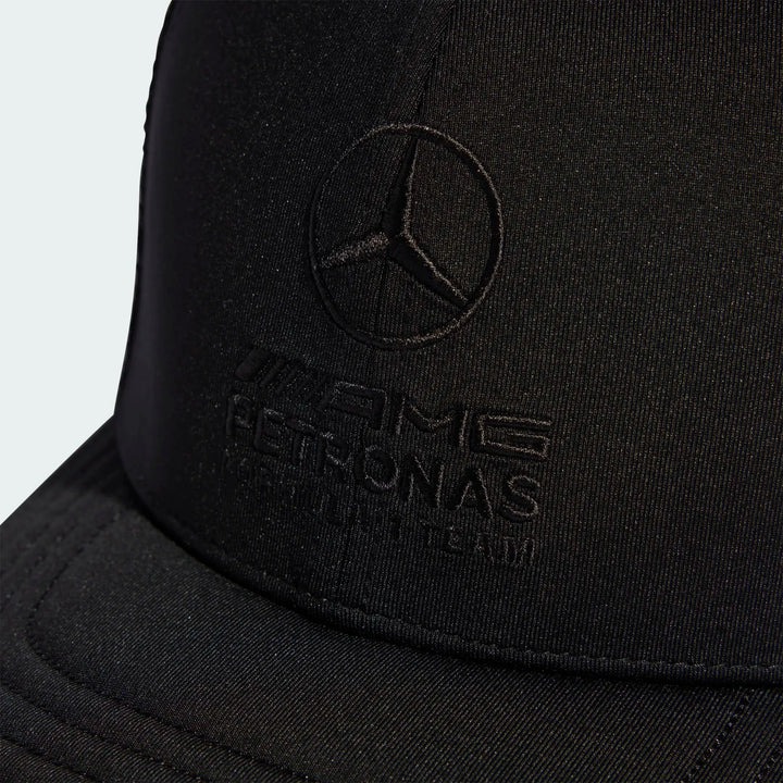 Mercedes AMG Petronas F1 Night Trucker Stealth Hat Black