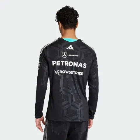Mercedes AMG Petronas F1 2026 Men's Team Long Sleeve T-Shirt Black