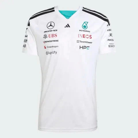 Mercedes AMG Petronas F1 2026 Men's Team T-Shirt White