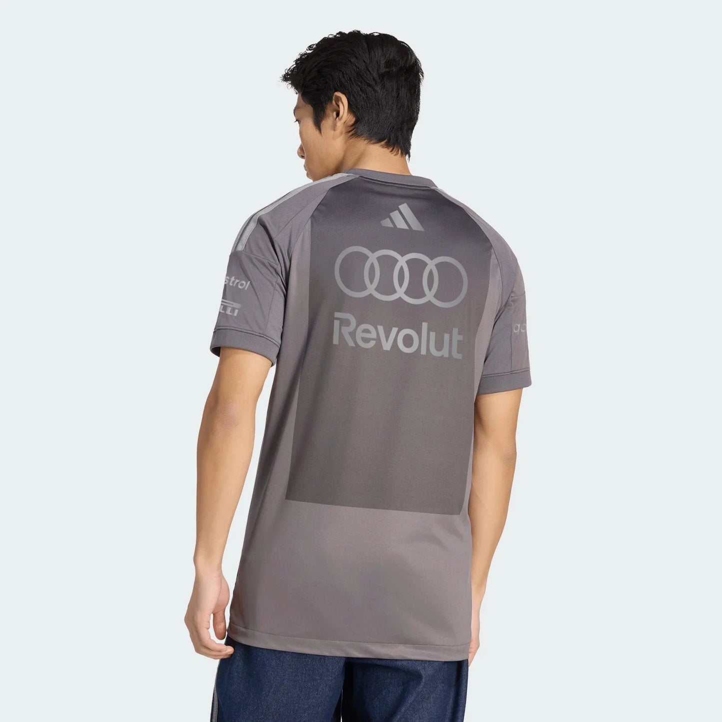 Audi F1 Men's 2026 Team Driver T-Shirt Gray