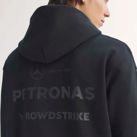 Mercedes AMG Petronas F1 2026 Men's Team Night Collection Hoodd Sweatshirt Black