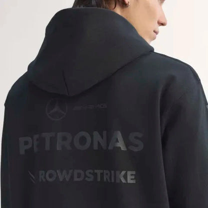 Mercedes AMG Petronas F1 2026 Men's Team Night Collection Hoodd Sweatshirt Black