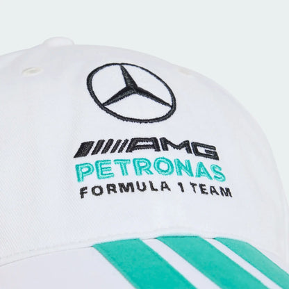 Mercedes AMG Petronas F1 DNA 3 Stripes Hat White