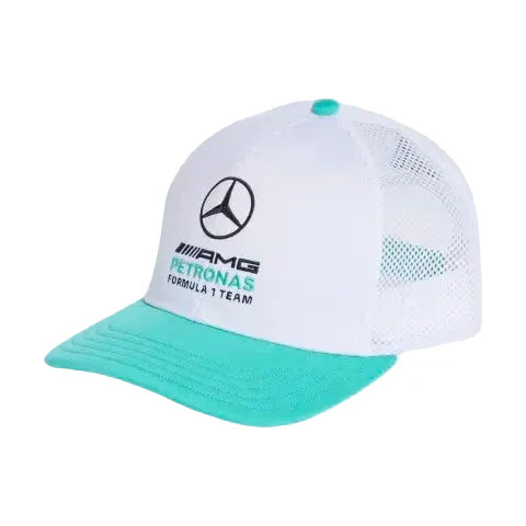 Mercedes AMG Petronas F1 Team Flatbrim Hat White