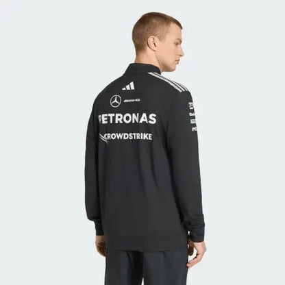 Mercedes AMG Petronas F1 2026 Men's Team 1/4 Zip Sweatshirt Black