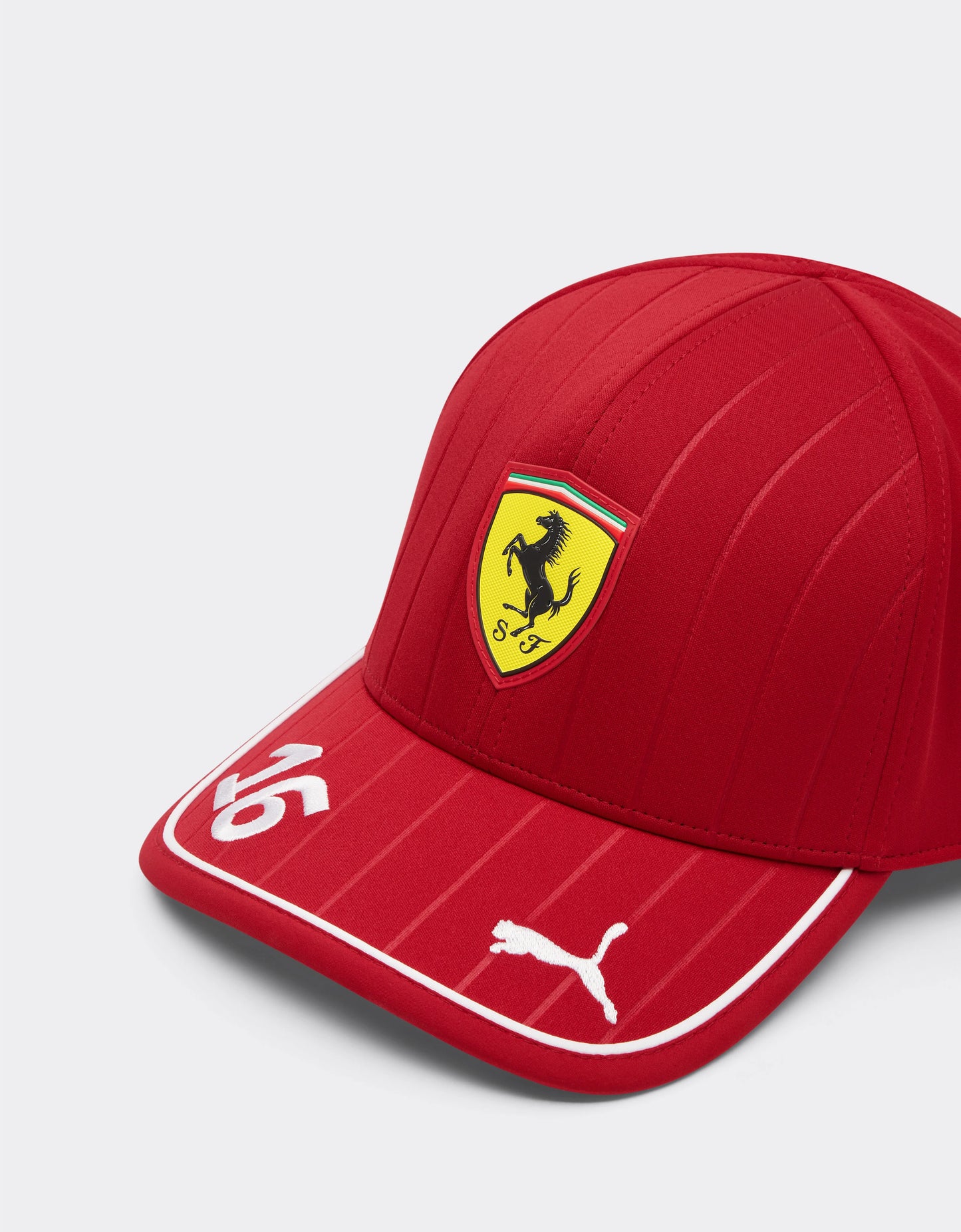Scuderia Ferrari F1 2025 Charles Leclerc Team Driver Red Hat Dark Red