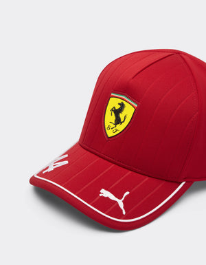 Scuderia Ferrari F1 2025 Lewis Hamilton Team Driver Hat Dark Red