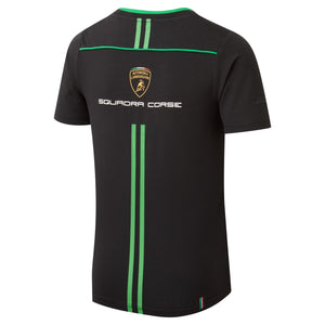 Lamborghini Squadra Corse Kid's Team T-Shirt Black