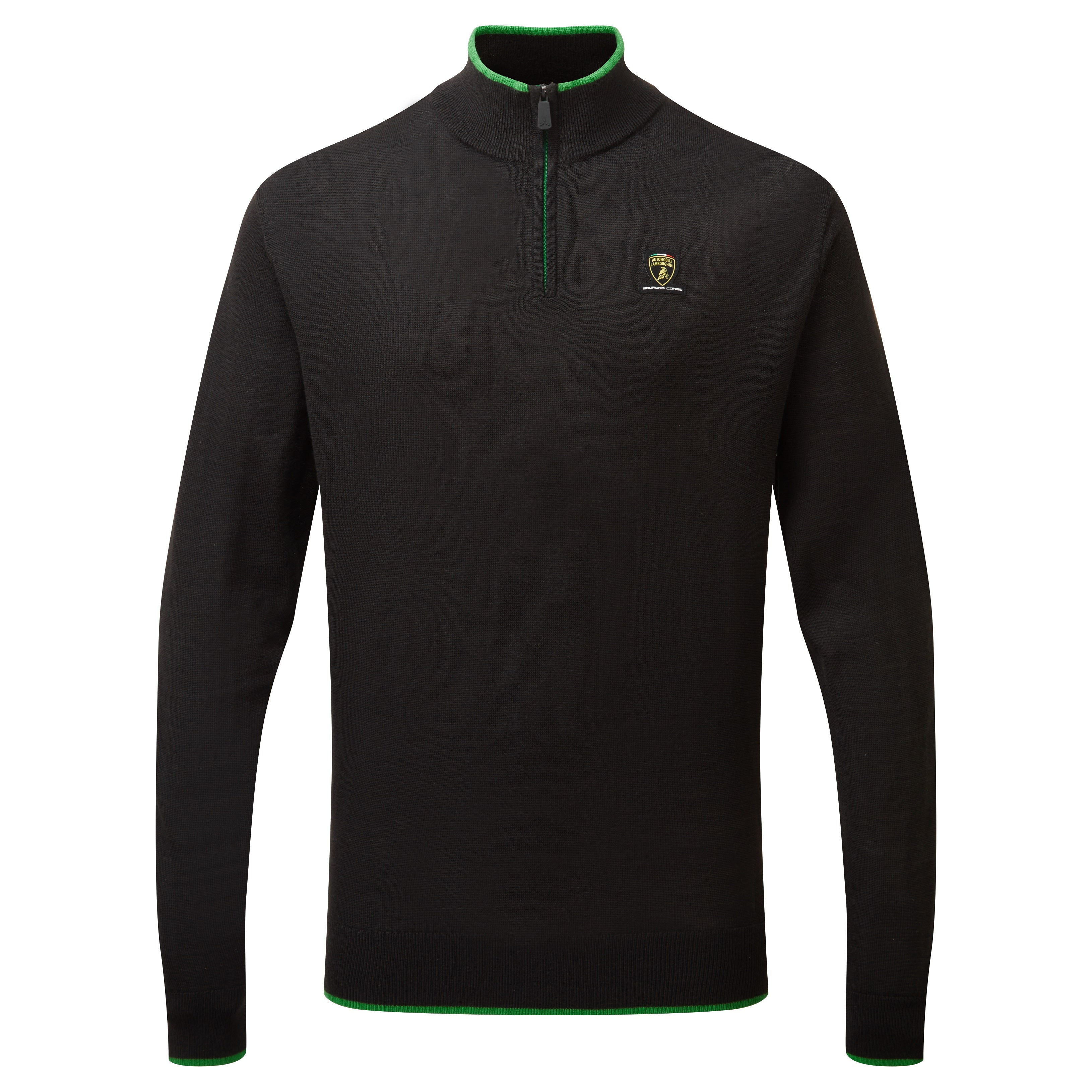 Lamborghini Squadra Corse Men's Team Knitted Sweater Black