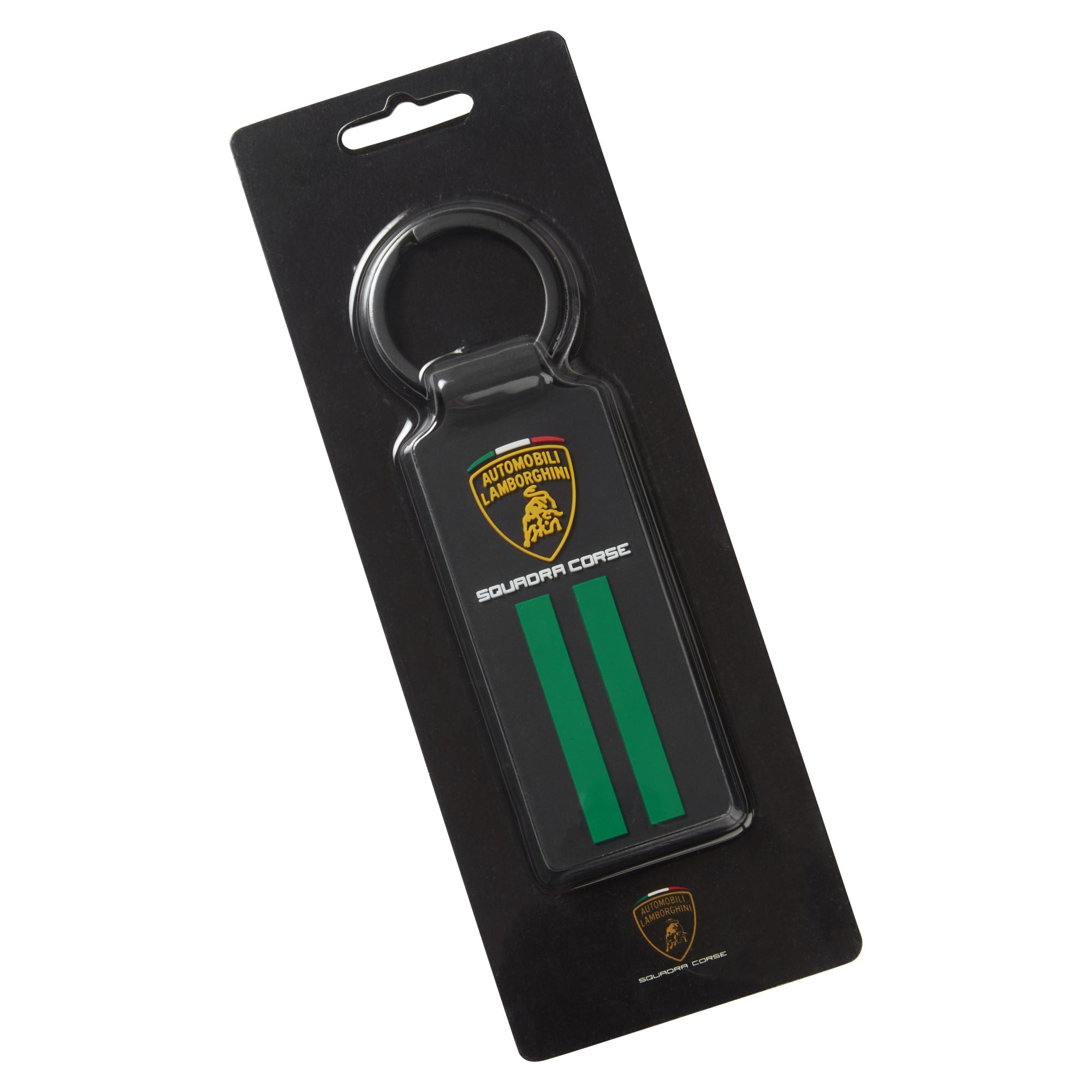 Lamborghini Squadra Corse Keyring Black