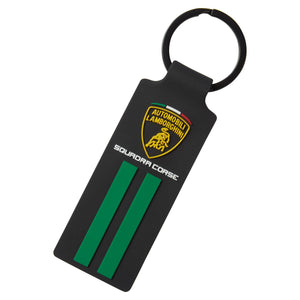 Lamborghini Squadra Corse Keyring Black