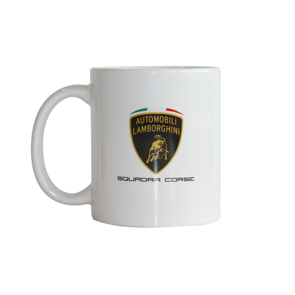 Lamborghini Squadra Coarse Mug White