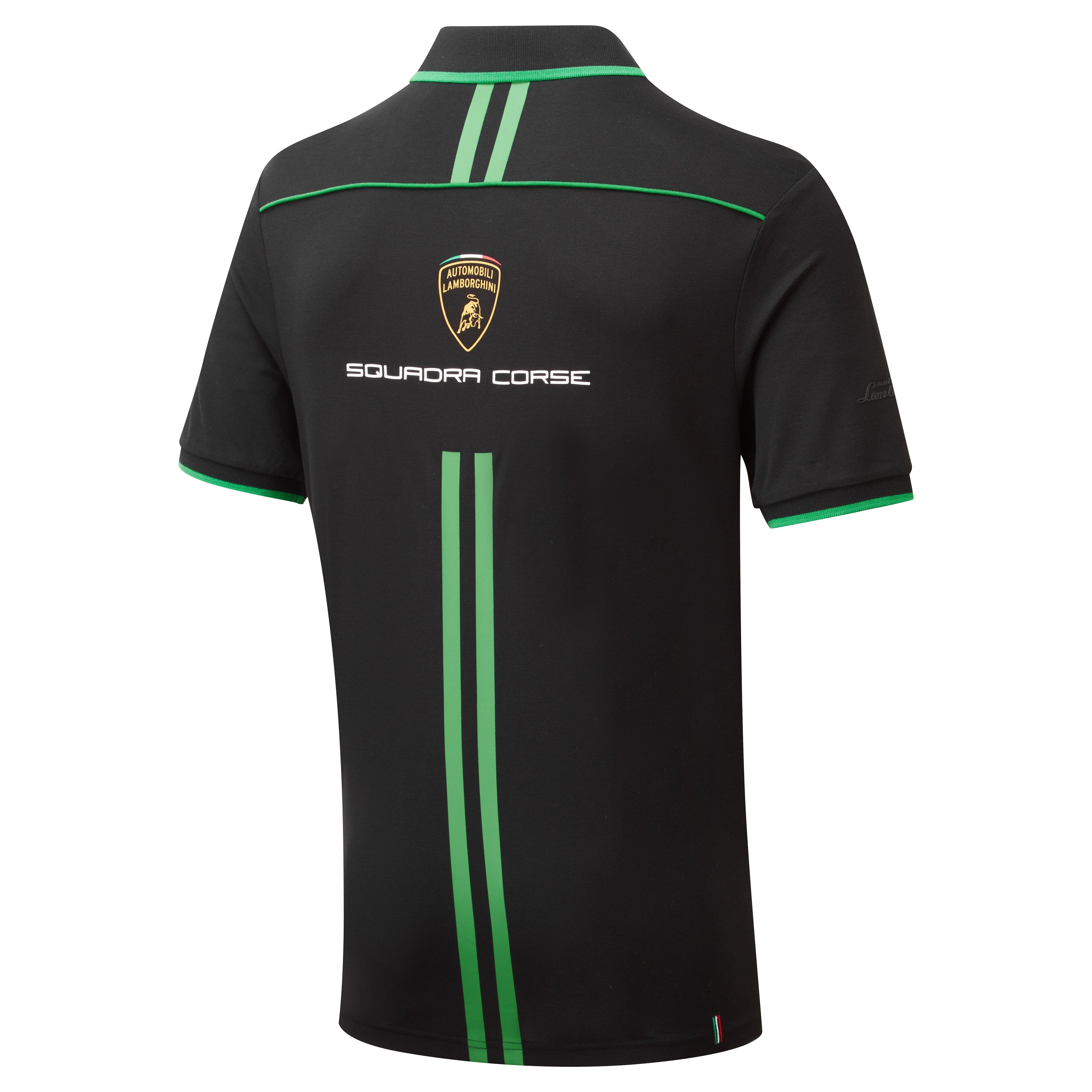 Lamborghini Squadra Corse 2023 Men's Team Polo Shirt Black