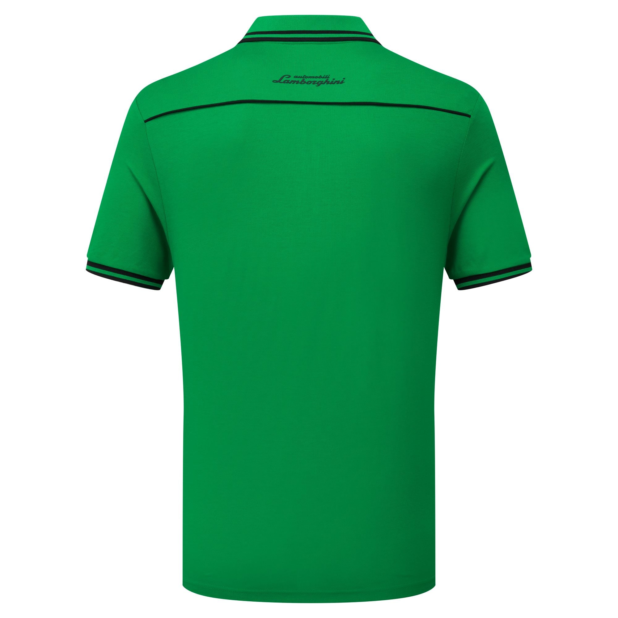 Lamborghini Squadra Corse Men's Travel Polo Shirt Green