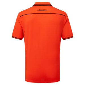 Lamborghini Squadra Corse Men's Travel Polo Shirt Orange