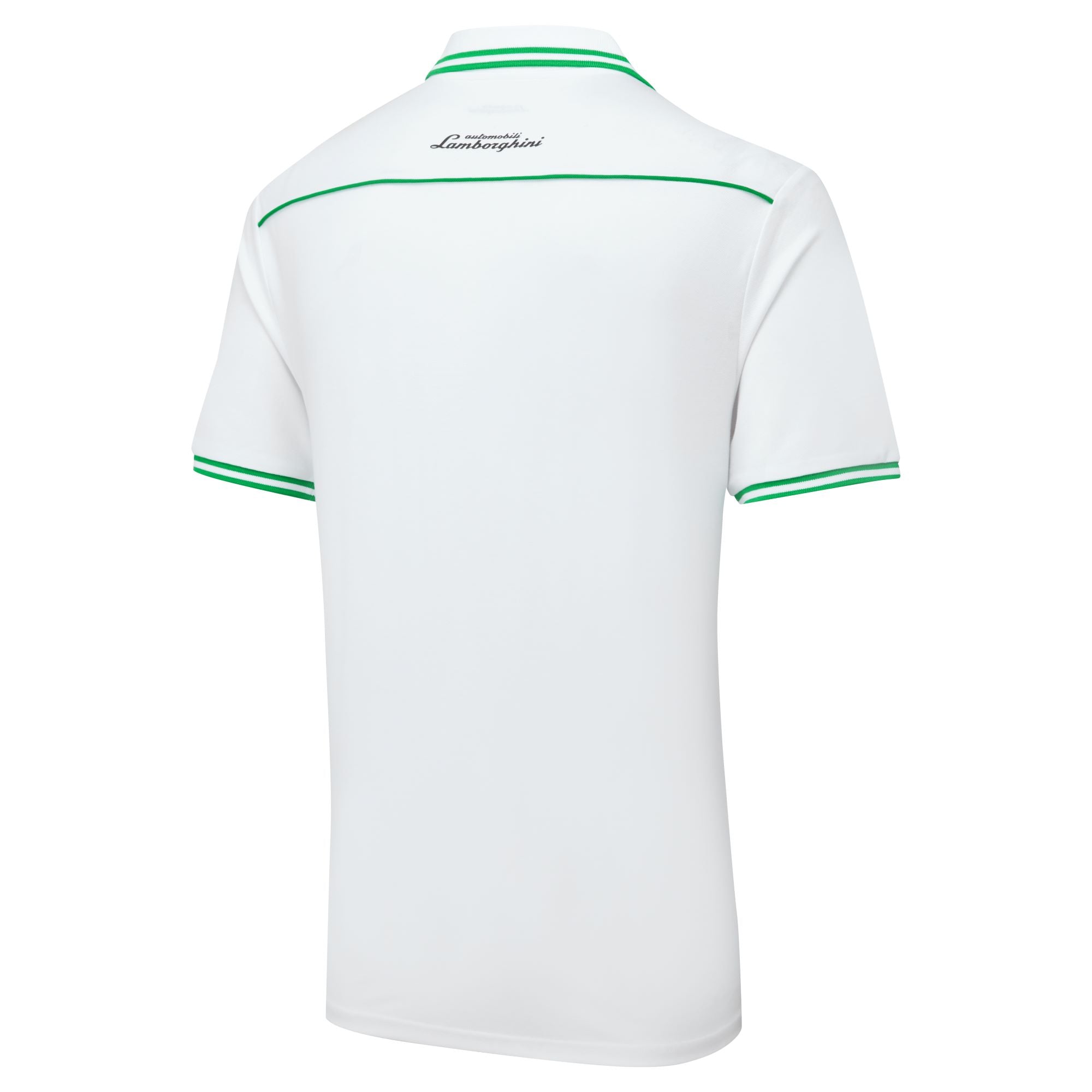 Lamborghini Squadra Corse Men's Travel Polo Shirt White