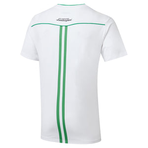 Lamborghini Squadra Corse Men's Travel T-Shirt White