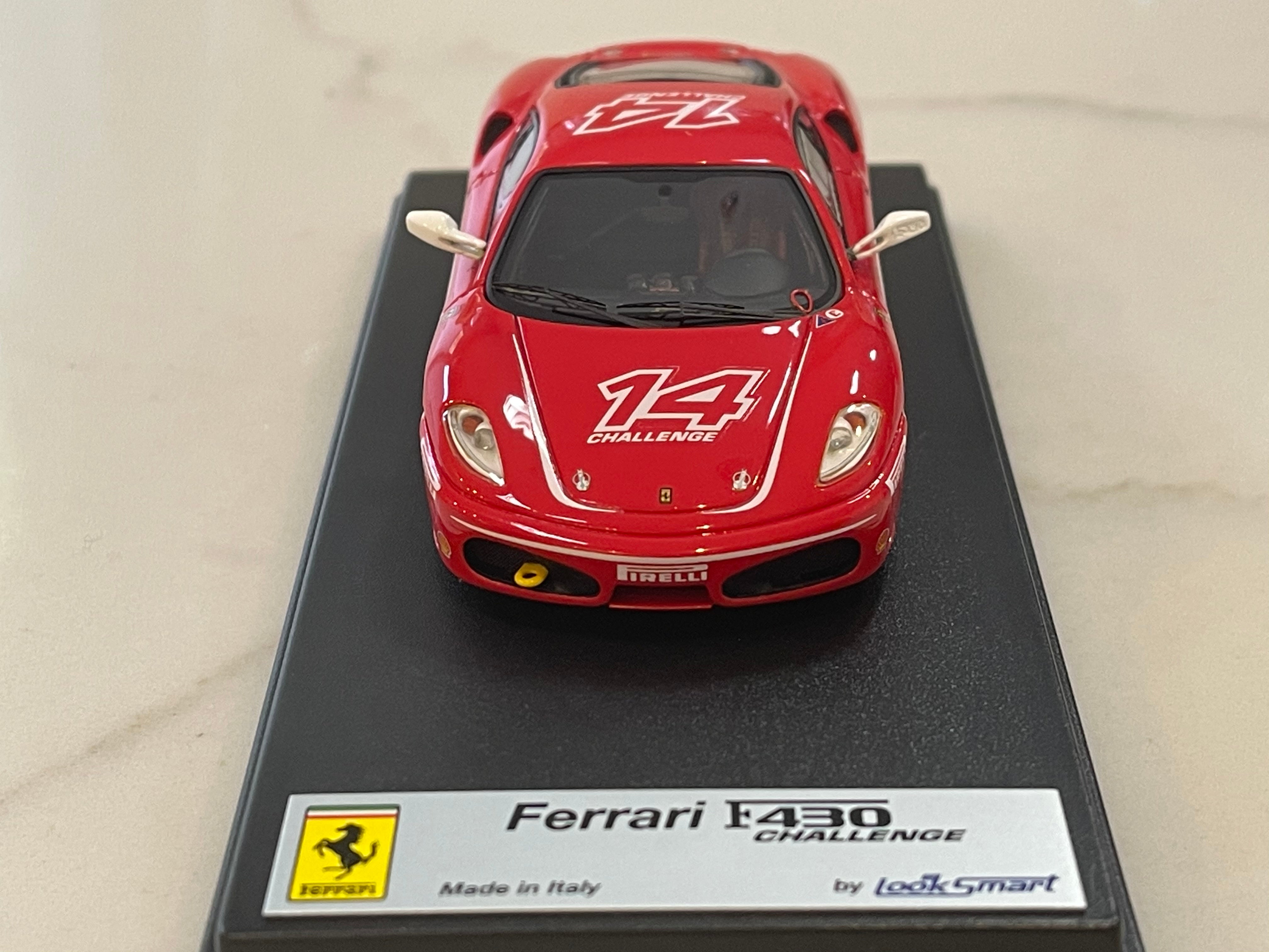 Looksmart 1/43 Ferrari F430 Challenge 2005 Red No. 14 LS153