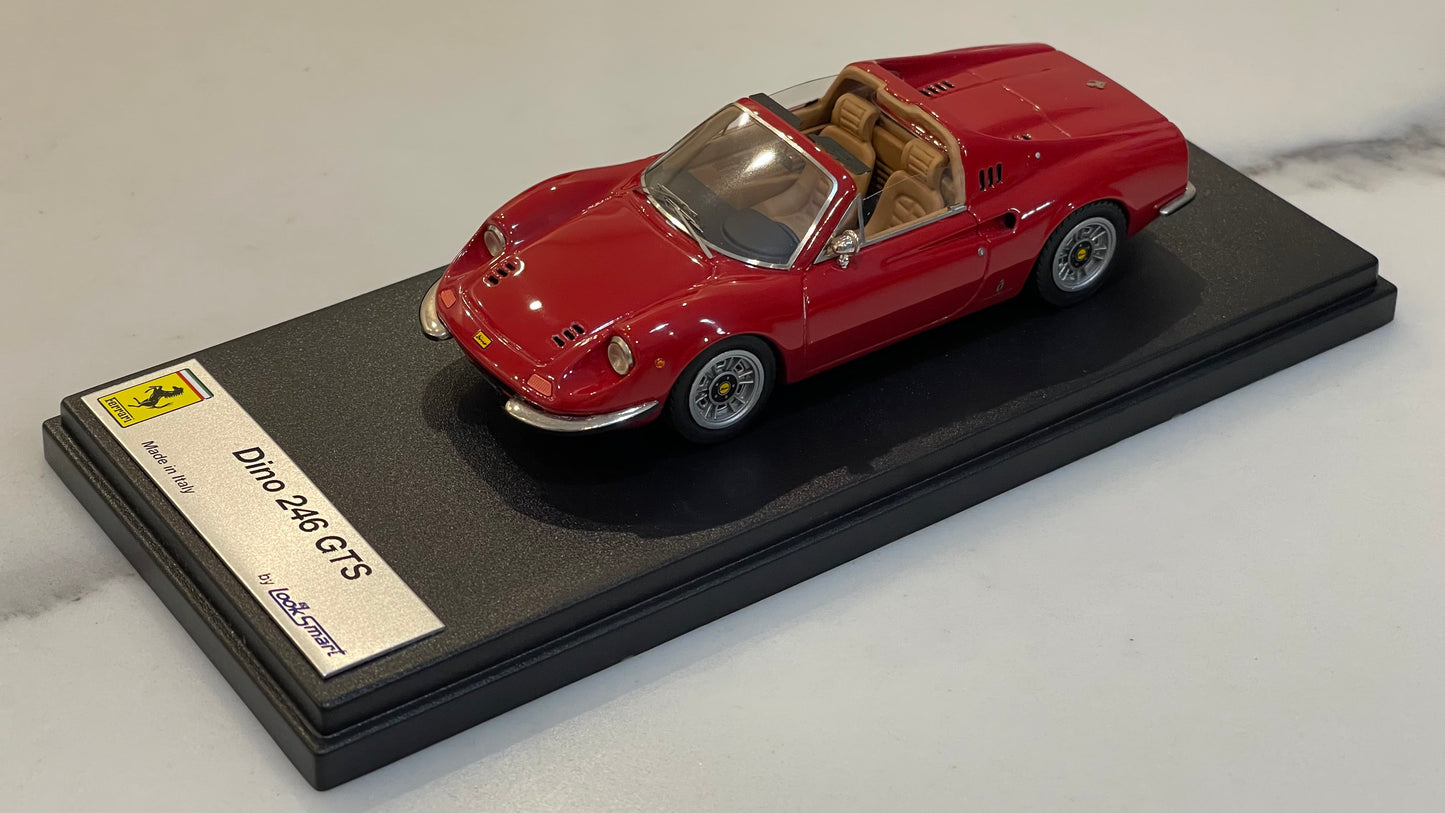 Looksmart 1/43 Ferrari Dino 246 GTS 1972 Red LS177A