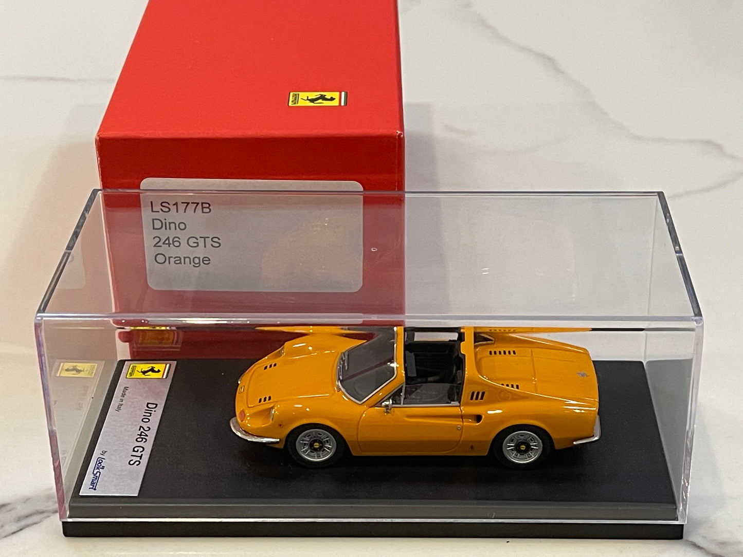 Looksmart 1/43 Ferrari Dino 246 GTS 1972 Orange LS177B
